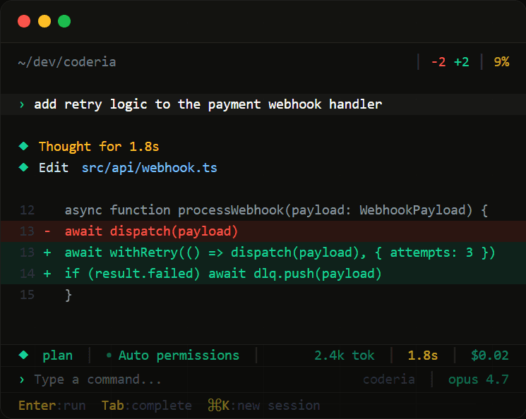 Terminal windows running the Zubvo CLI